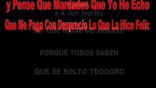 TEODORO REYES hombre no muere de pena •karaoke [upl. by Oxley]