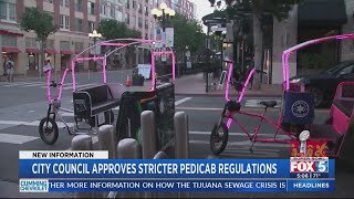 San Diego City Council adopts stricter pedicab regulations [upl. by Jangro]