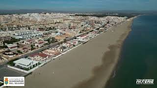 Guardamar del Segura by drone 4k [upl. by Catharina]