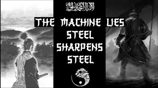 THE MACHINE LIES STEEL SHARPENS STEEL QUESTIONS TO THE CRUCIBLE 3D SHADOW CHESS [upl. by Afatsuom]