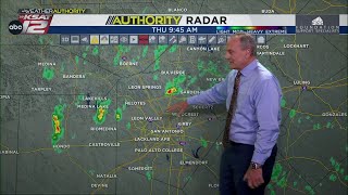 WATCH Retiring anchor David Sears gives weather a try with Thursdays forecast [upl. by Vonny]