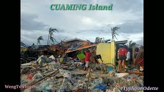 CUAMING ISLAND BOHOL damage by Odette typhoon [upl. by Ahsemrak951]