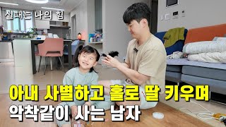 20대에 아내 떠나보내고 혼자서 일곱살 딸 키우며 고시원으로 월 1800 버는 남자 [upl. by Annahsor]