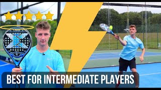 The BEST Padel Racket For Intermediate Players Review  Test [upl. by Sevein]