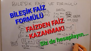 Bileşik Faiz Nedir Formülü nedir BASİT anlatım [upl. by Madigan319]