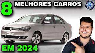 8 MELHORES CARROS para COMPRAR em 2024 [upl. by Craw]