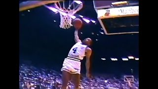 Spud Webbs quotThis Is Itquot Dunk Magic Johnson Charity Game  1987 [upl. by Assiren]