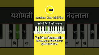 Yashomati Maiya Se Bole Nandalaala  Harmonium Notations hindinotations [upl. by Huey646]