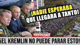 ¡El KREMLIN fuera de control ¡Los RUSOS toman las CALLES y el CAOS se desata [upl. by Polad290]