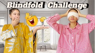 BLINDFOLD FOR 24 HOURS CHALLENGE  Bad Idea [upl. by Udall]