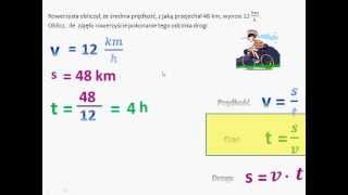 Droga prędkość czas  zadanie tekstowe  czas [upl. by Indihar]
