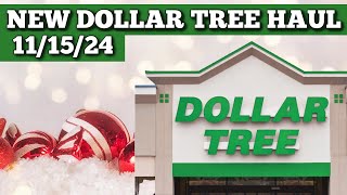 NEW DOLLAR TREE HAUL 111524 [upl. by Ashien]