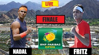 ATP MASTER 1000 INDIAN WELLS FINALE RAFA NADAL VS TAYLOR FRITZ Telecronaca ITA  TENNIS TALK [upl. by Annelak]