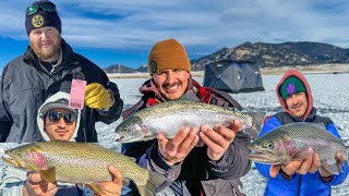 Scheels Ice Fest 40 Fish 11 Mile First Ice Game Warden Visit amp Rod Recovery [upl. by Morril]