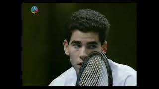 Masters 1993 RR Sampras vs Edberg [upl. by Fawnia]