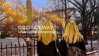 OSLO NORWAY Virtual Walking Tour🇳🇴 GrunerløkkaYoungstorget 4K60ftp [upl. by Roane]