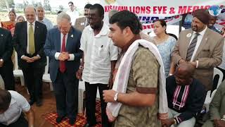 Kisumu Governor Anyang Nyongo is led in a Hindu ritual at Kisumu Lion Eye Hospital [upl. by Nytsua]