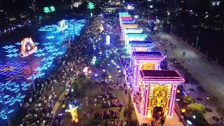 Christmas Lighting Of Medellin Colombia 2022 [upl. by Lotta]