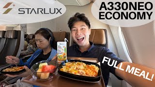 Starlux A330neo ECONOMY JX232 Hong Kong to Taipei 15 hour ✈️ [upl. by Colfin]