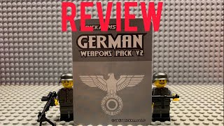 Brickarms WW2 Germans Weapons Pack Review [upl. by Ainitsirc]