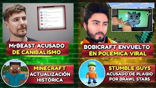 ACUSAN A MrBEAST DE CANIBALlSMO  BOBICRAFT EN POLEMICA VIRAL 😔  STUMBLE GUYS vs BRAWL STARS [upl. by Annim]