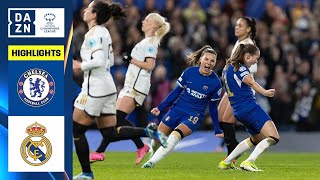 HIGHLIGHTS  Chelsea vs Real Madrid UEFA Womens Champions League 202324 Matchday 5 [upl. by Andonis]