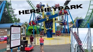 Thrilling Adventure at Hershey Park 2024  Day 2 [upl. by Nyrahs]