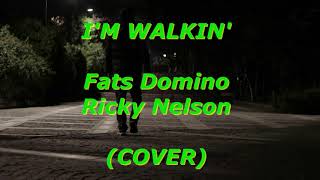 Cover  Im walkin Fats Domino  Ricky Nelson [upl. by Tobey162]