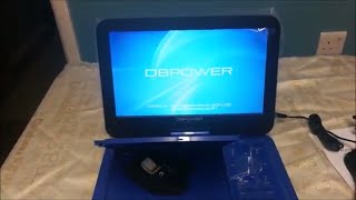 DBPOWER Portable DVD Player with Swivel Screen 105quot [upl. by Sikorski782]