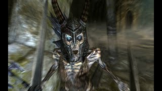 Skyrim  Killing Draugr Deathlord [upl. by Maryanne719]