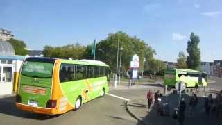 MEIN FERNBUS FLIXBUS Abfahrt vom ZOB BERLIN [upl. by Ahsenal]