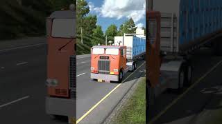 American Truck Simulator 🚛  Freightliner FLA 86 Bunk Truck v101 🚛⛽shorts truck [upl. by Adnyc]