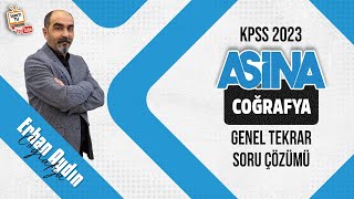 Aşina Coğrafya KPSS  Erhan AYDIN  Genel Tekrar Soru Çözüm 1 [upl. by Novanod96]