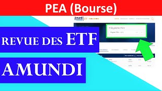 ✔️ REVUE DES ETF AMUNDI PEA [upl. by Ilahsiav]