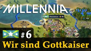 6 Wir sind Gottkaiser ✦ Lets Play Millennia Wallonien✦ KI Großmeister [upl. by Yenaiv255]