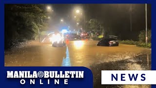 Extreme rain from Typhoon Krathon causes flooding and landslides northern Taiwan [upl. by Iorio907]