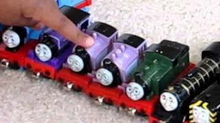 Rajans Collection of Take along Thomas Trains [upl. by Africa]