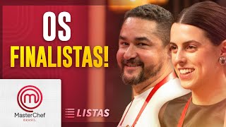 Melhores momentos dos FINALISTAS  LISTAS  MASTERCHEF BRASIL [upl. by Egerton]