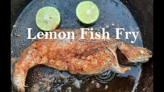 Lemon Fish Fry II fishfoodfunsmokefirejungletravelflavorslemonraincloudtasteeasyfishdis [upl. by Dustie]