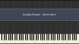 Sundial Dream  Kevin Kern Piano Tutorial [upl. by Chae]