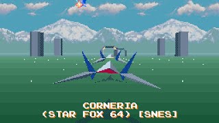 Corneria Star Fox 64 16bit SNES [upl. by Renzo]