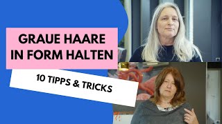 Graue Haare lang Die besten TIPS zur optimalen Frisur [upl. by Nomrac]