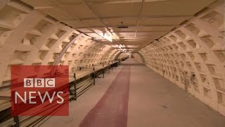 Forgotten secret wartime Tube station opened  BBC News [upl. by Dhiren]