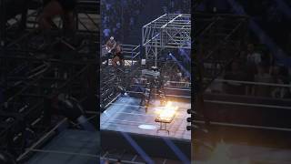 WWE 2K24 exploder suplex off a scaffold wwe wrestling wwe2k24 [upl. by Earissed848]