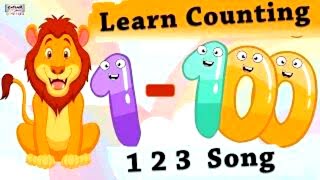 Learn Counting 1 100  Easy Numbers Song In English For Kids  Beginners  1100 Rhyme [upl. by Menis]