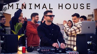 Minimal House Set  Barcelona Rooftop Sunset Session by Damien Fisher [upl. by Hiltner992]