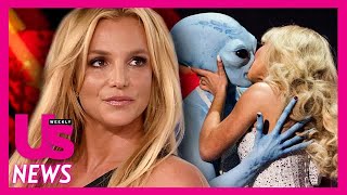 Britney Spears Reacts to Sabrina Carpenters Alien Kiss at VMAs What Really Happened [upl. by Emery]