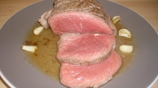 Comment préparer et cuire un rôti de bœuf rosbeef Technique de cuisine [upl. by Jorrie]