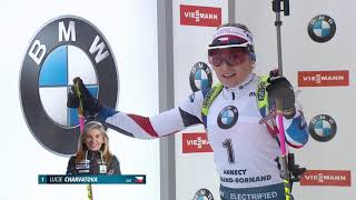 Biathlon Annecy Le Grand Bornand Womens Sprint  2019–20 Biathlon World Cup [upl. by Arekahs]