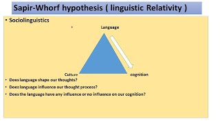 SapirWhorf Hypothesis  Language and Thought in HindiUrdu  Linguistic Determinism and Relativity [upl. by Sower]